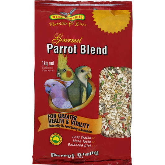 Bird Munchies Bird Food Gourmet Blend Parrot 1kg