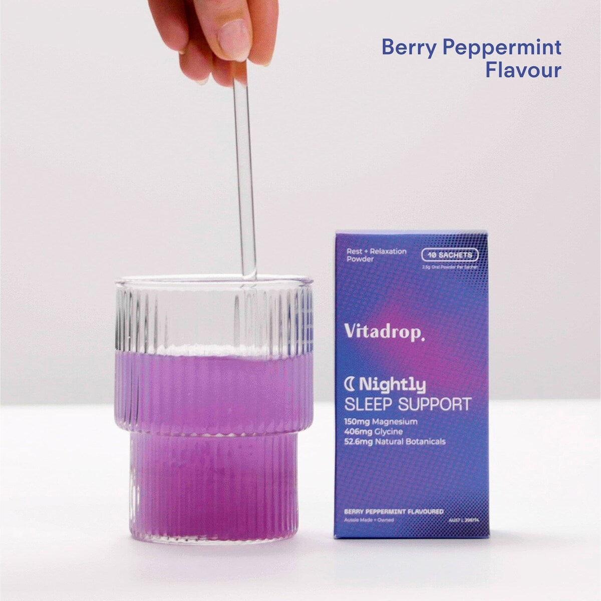 Vitadrop Hydrate Sleep Support Berry Peppermint 10 Pack