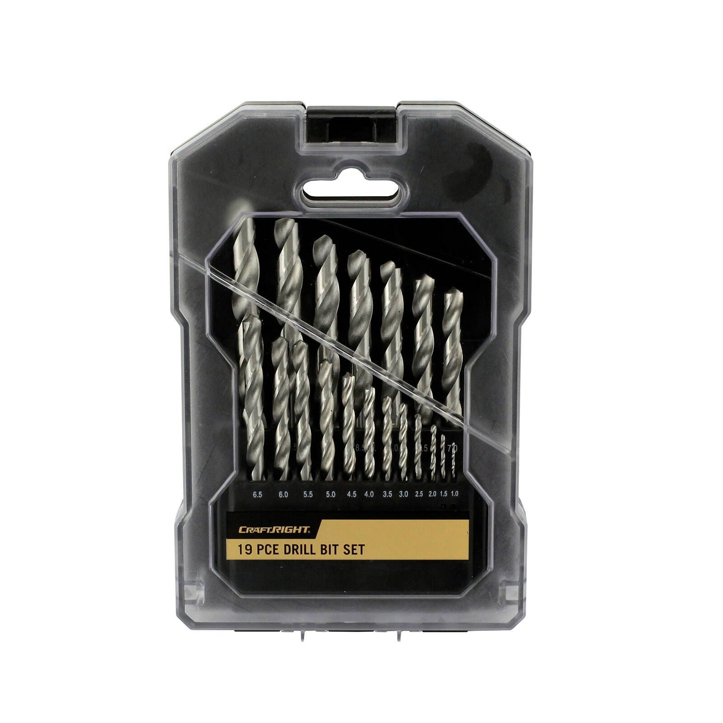 Craftright Drill Bit Set - 19 Piece - 1-10mm