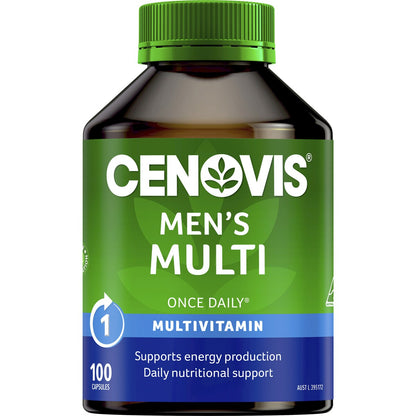 Cenovis Mens Once Daily Multivitamin Capsules 100 pack
