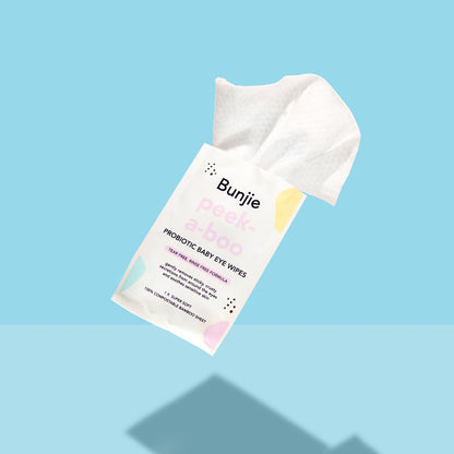 Bunjie Probiotics Baby Eye Wipes 30 Pack