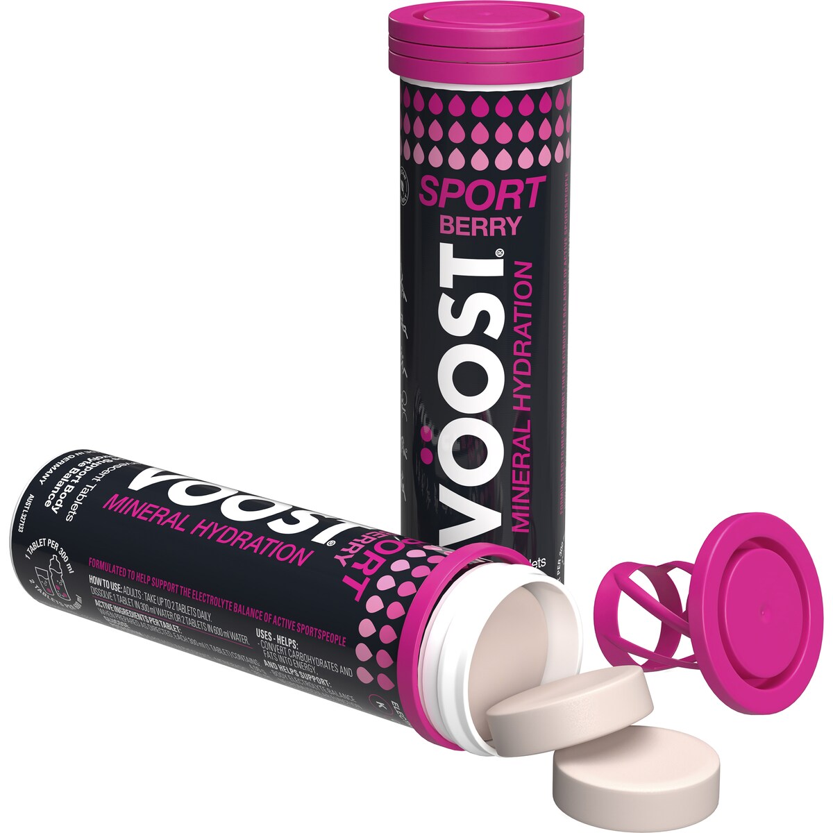 VOOST Sport Hydration Berry Effervescent 10 pack