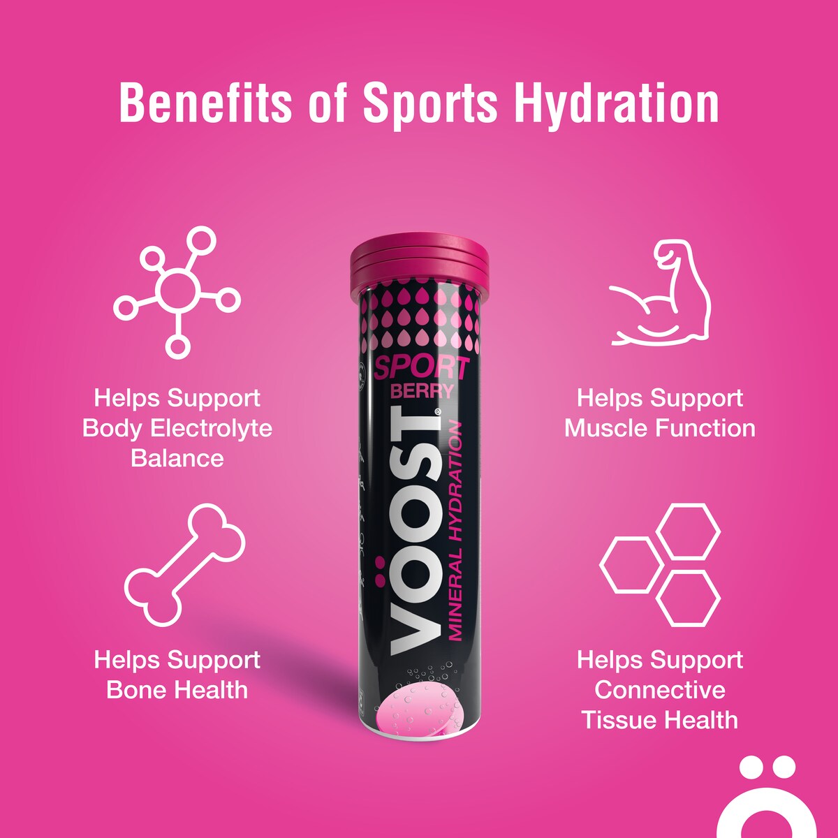 VOOST Sport Hydration Berry Effervescent 10 pack