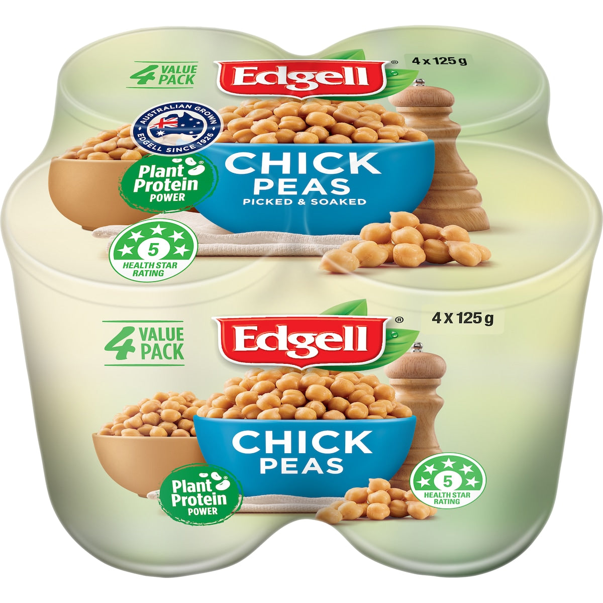 Edgell Chickpeas 125g X 4 Pack