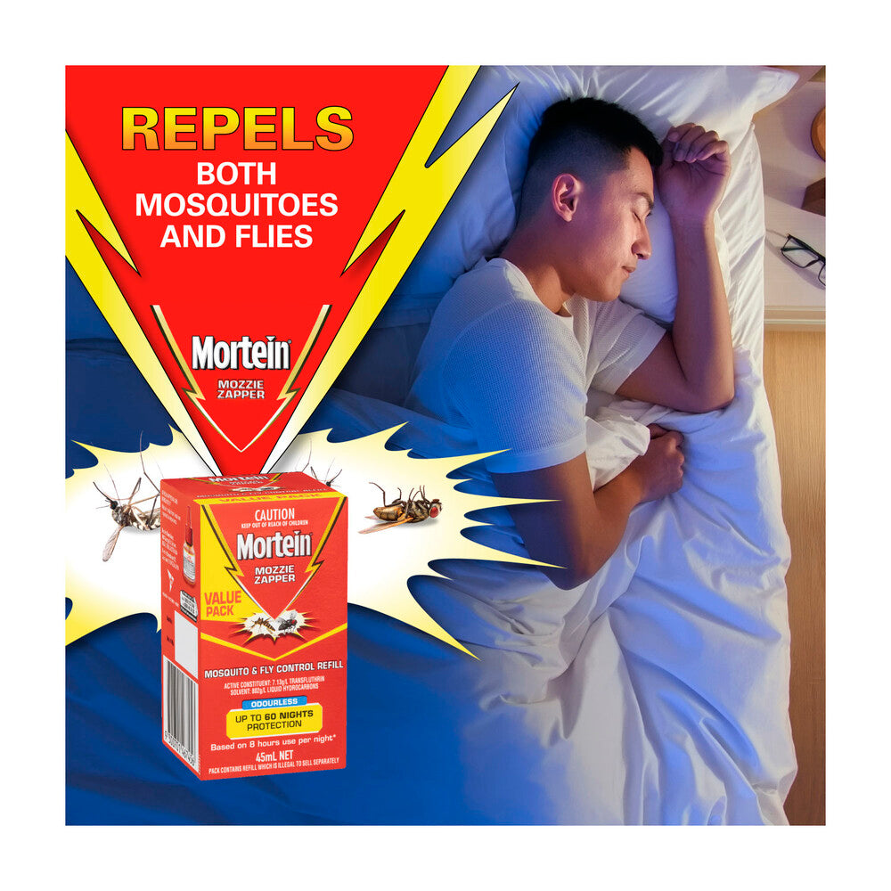 Mortein Peaceful Nights Mosquito & Fly Plug Refill - 45mL