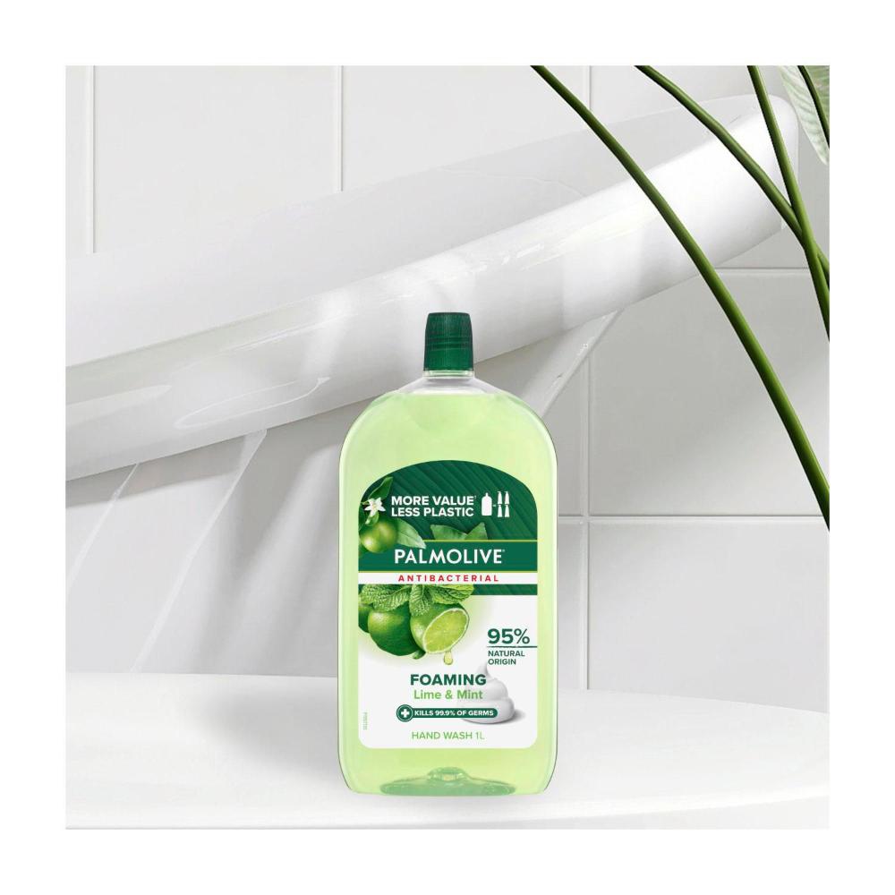 Palmolive Antibacterial Foaming Hand Wash Lime & Mint Refill - 1L