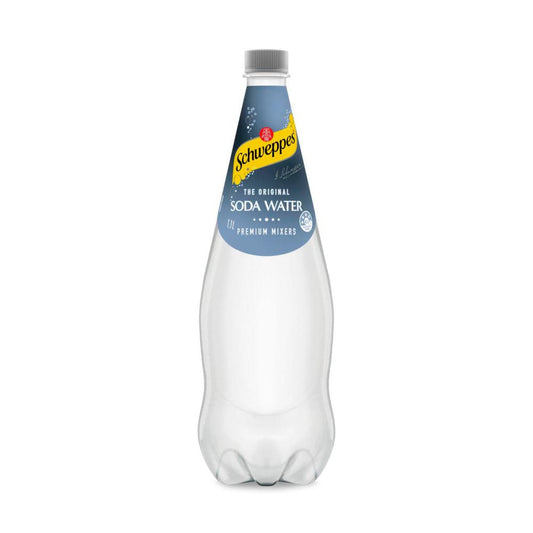 Schweppes Soda Water Bottle - 1.1L