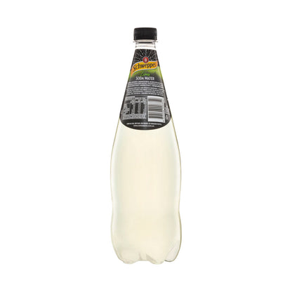 Schweppes Lime Soda Water With Lime Juice Bottle - 1.1L