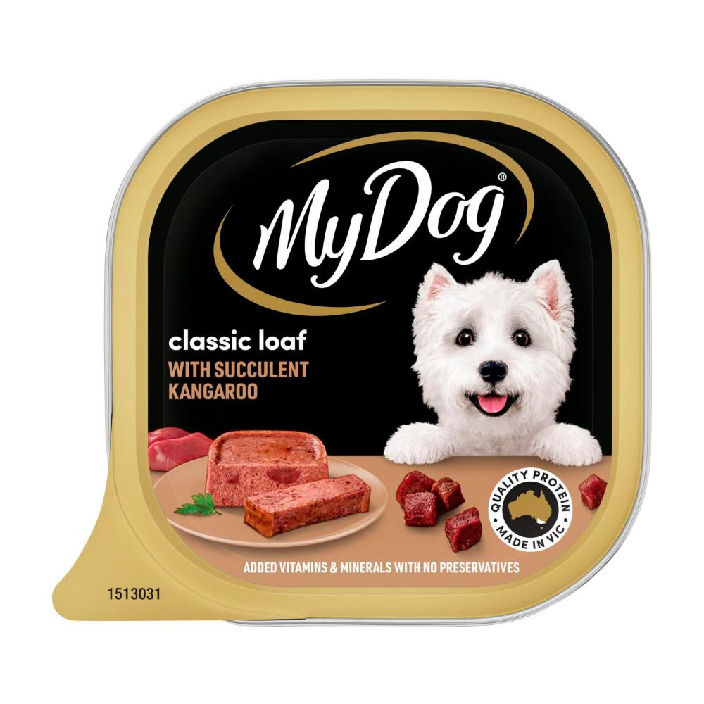 My Dog Adult Wet Dog Food assic Loaf with Succulent Kangaroo Tray - 100g
