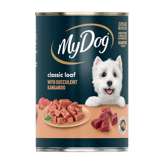 My Dog assic Loaf With Succulent Kangaroo Can Wet Dog Food - 400g