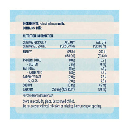 Devondale Full Cream Long Life Milk - 1L