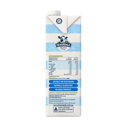 Devondale Full Cream Long Life Milk - 1L