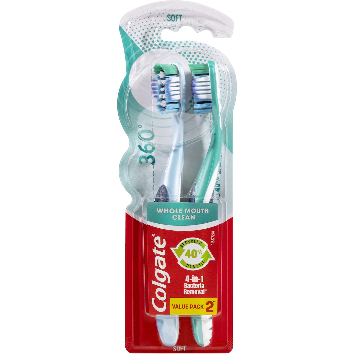 Colgate Toothbrush 360 - Soft Value Pack 2 pack