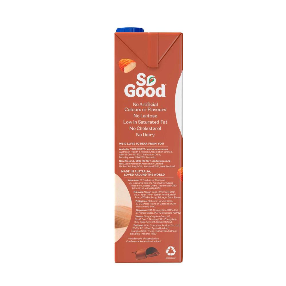 Sanitarium So Good Almond Milk Chocolate UHT - 1L