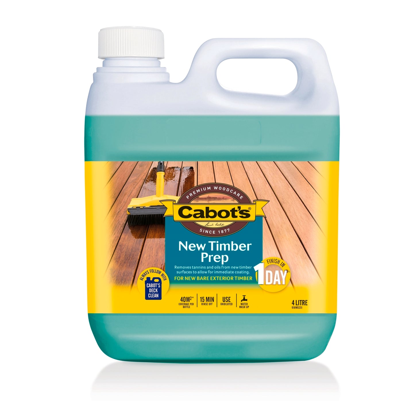 Cabot New Timber Prep - 4L