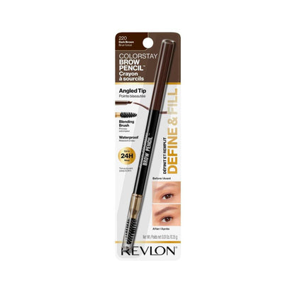 Revlon Colorstay #004 Dark Brown Brow Pencil - 0.35g