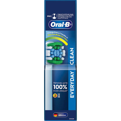 Oral-b Everyday Clean Electric Toothbrush Replacement Heads 2 Pack