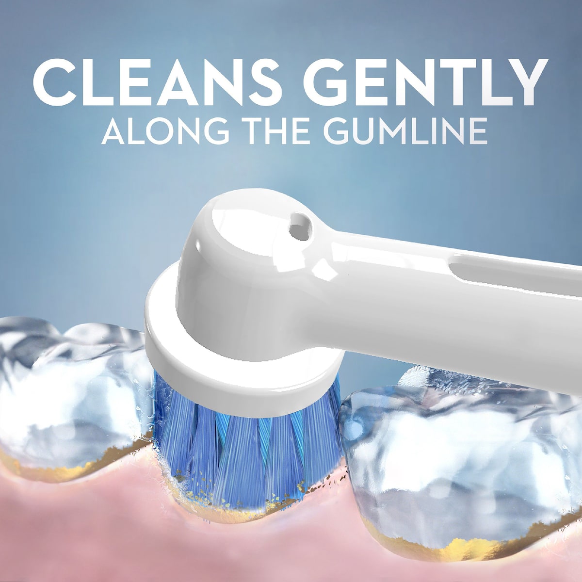 Oral-b Sensitive Clean Electric Toothbrush Replacement Heads 2 Pack