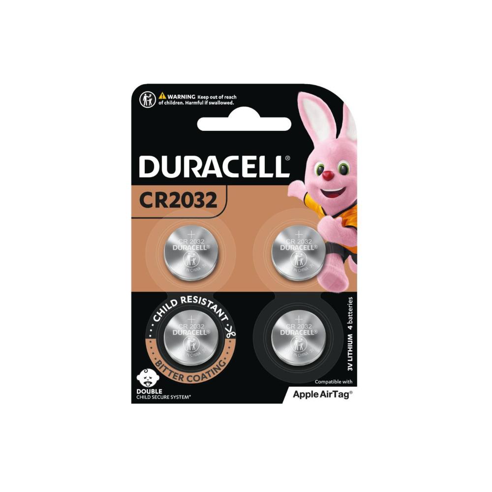 Duracell Specialty 2032 Lithium Coin Batteries - 4 Pack