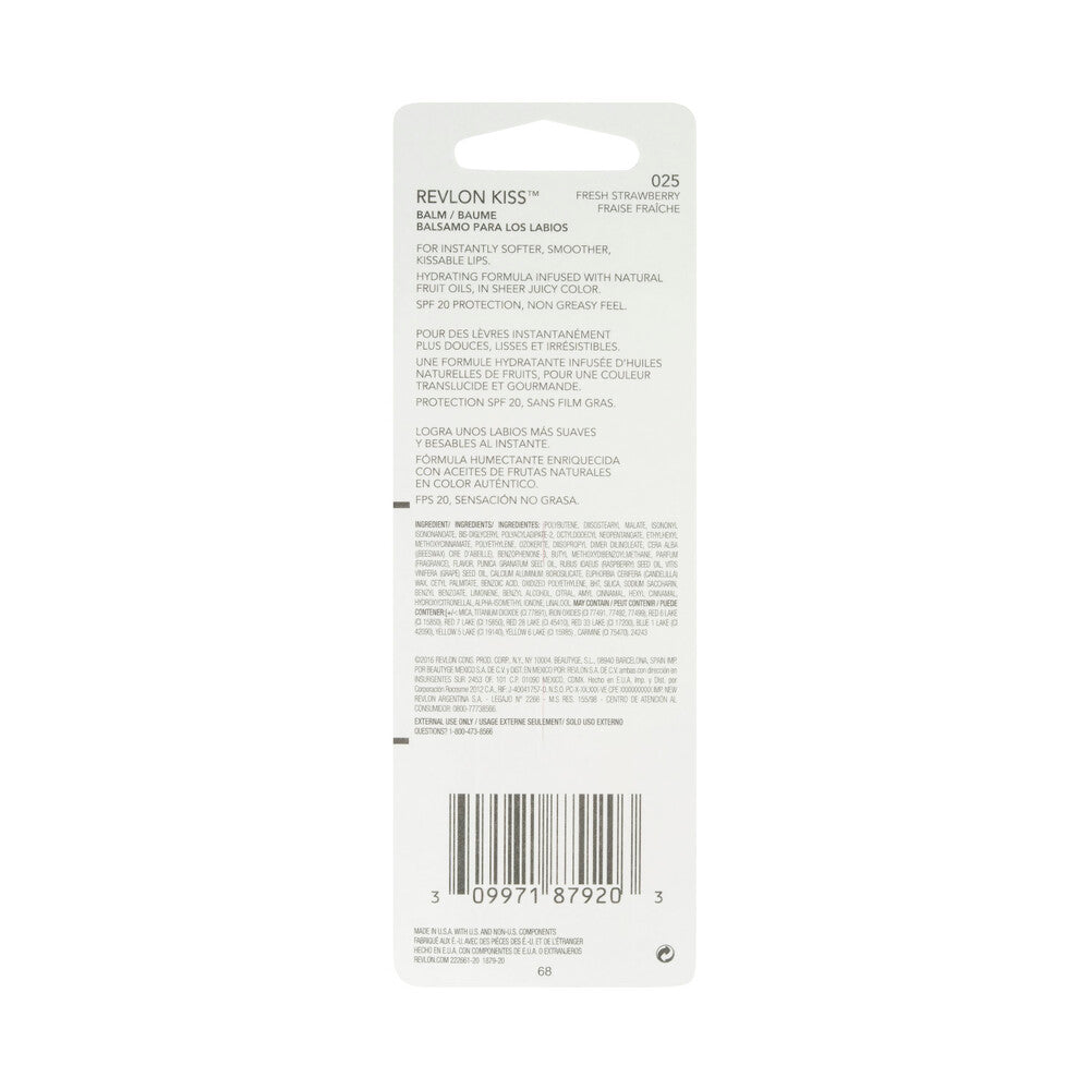 Revlon Kiss Fresh Strawberry Balm - 2.6g