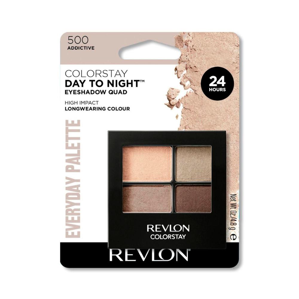 Revlon Colorstay #001 Addictive Quad Eyeshadow - 4.8g