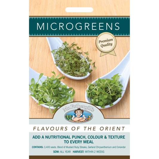 Mr Fothergill Microgreens Flavours of the Orient Seeds