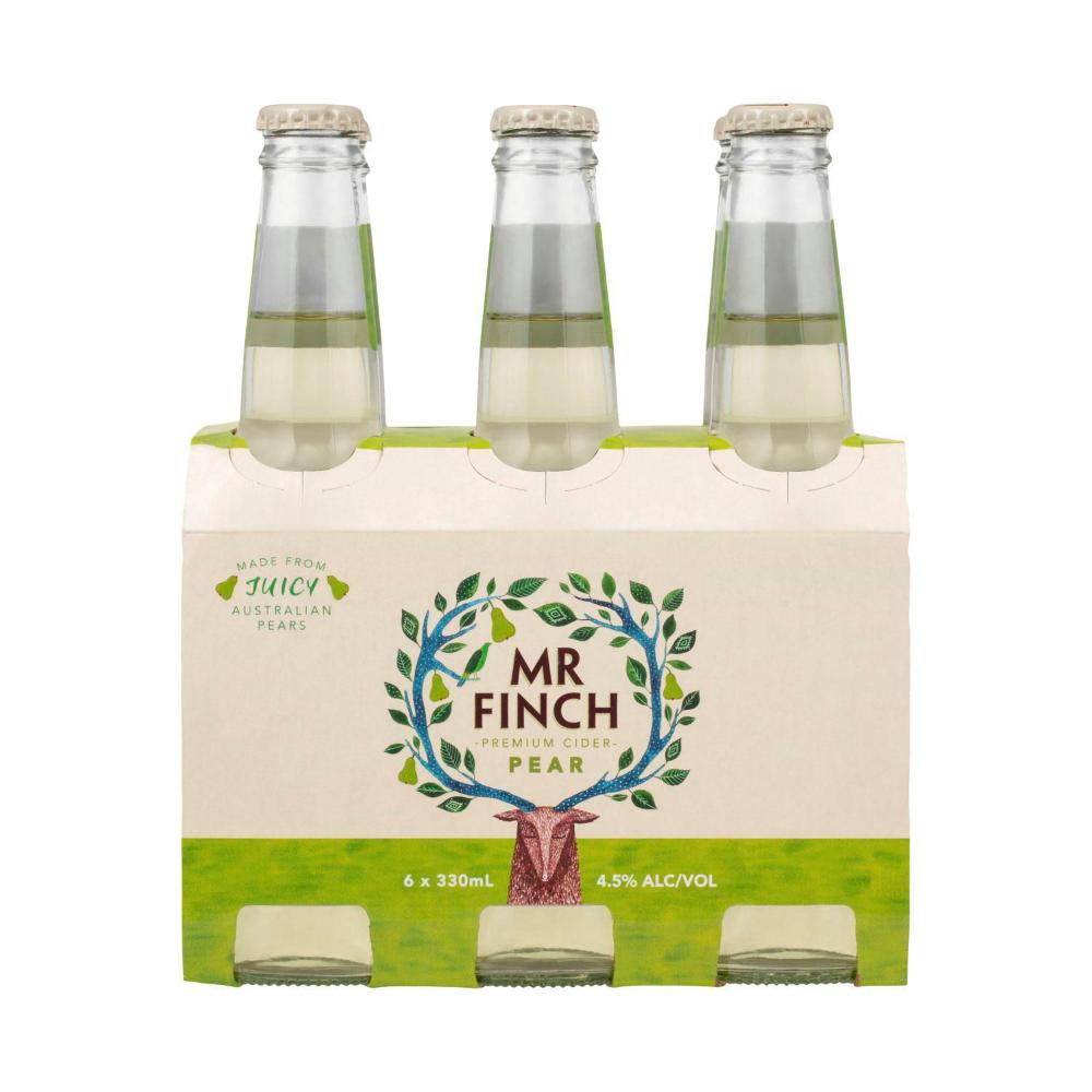 Mr Finch Pear Cider Bottle 330ml - 6 Pack