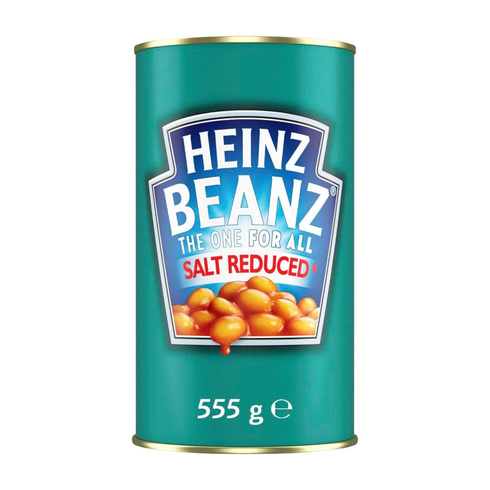 Heinz Baked Beans Salt Reduced Beans - 555g