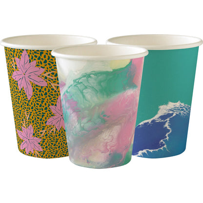 Biopak Art Series Paper Cups Paper Cups Small 295ml 25 Pack