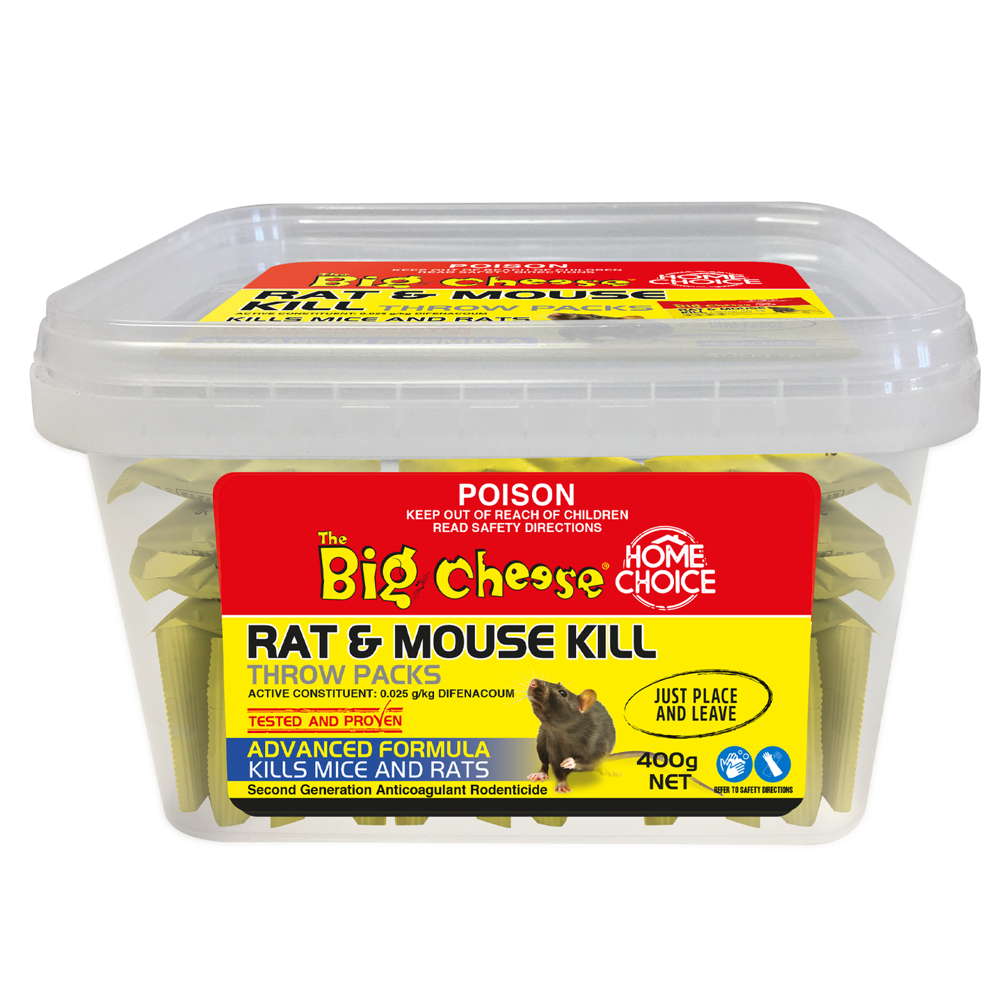 The Big Cheese Rat & Mouse Kill - 16 x 25g