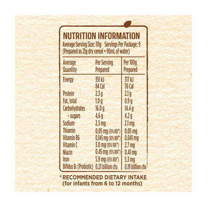 Nestle Cerelac Infant Cereal Multigrain With Banana & Apple Baby Food - 200g