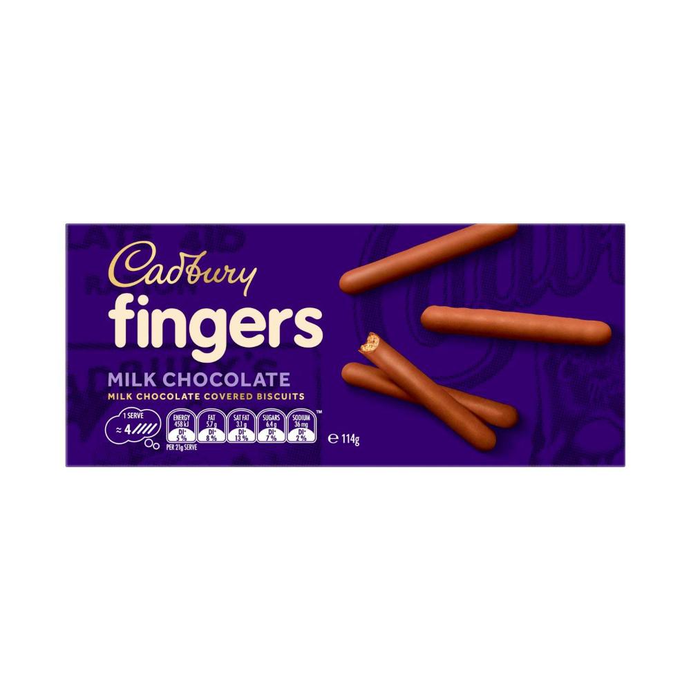 Cadbury Fingers Milk Chocolate - 114g