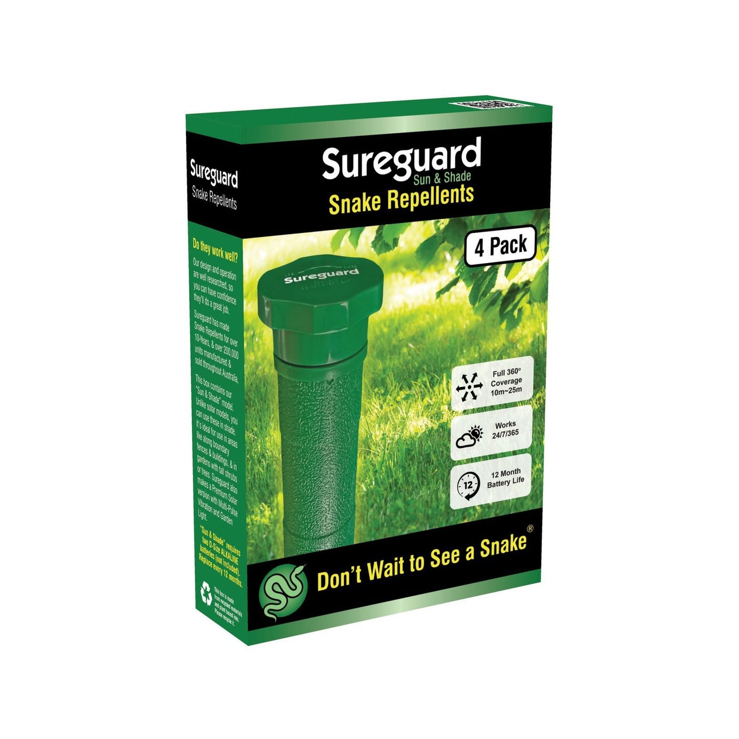 Sureguard Snake Repellent - 4 Pack