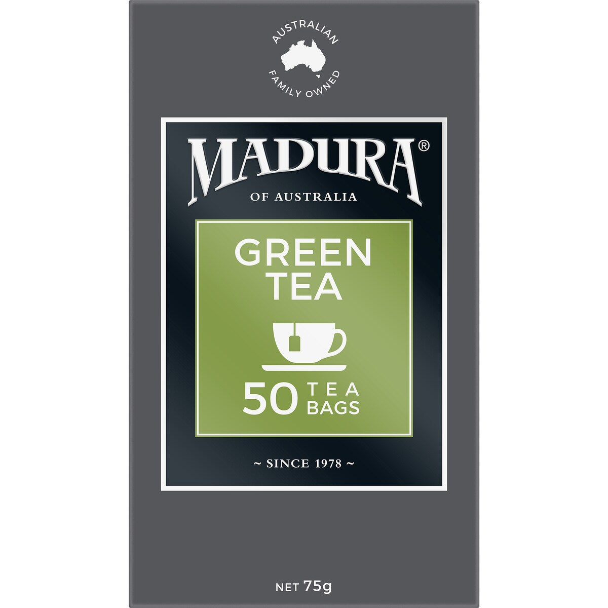 Madura Green Tea Bags 50 Pack 75g
