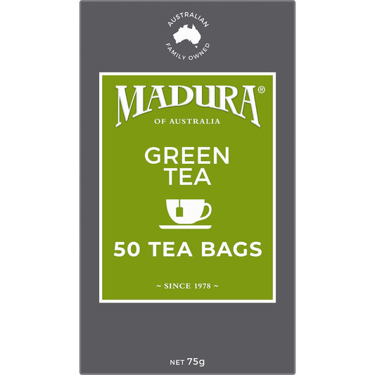 Madura Green Tea Bags 50 Pack