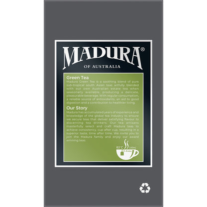 Madura Green Tea Bags 50 Pack 75g