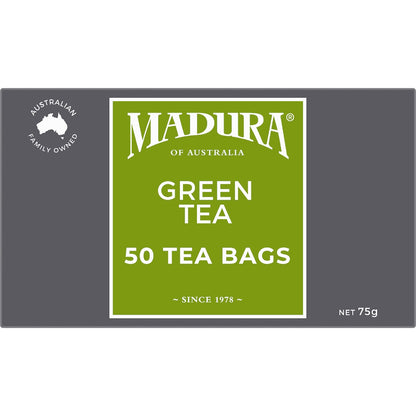 Madura Green Tea Bags 50 Pack