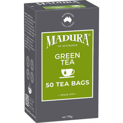 Madura Green Tea Bags 50 Pack