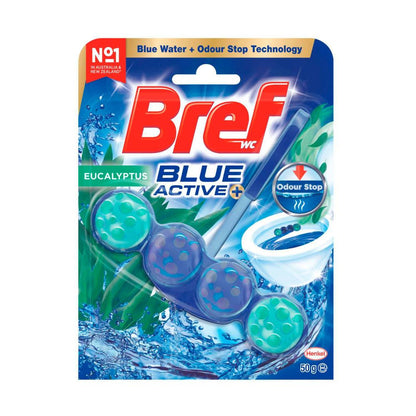 Bref Blue Active Rim Block Eucalyptus Toilet eaner - 50g