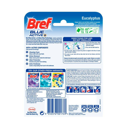 Bref Blue Active Rim Block Eucalyptus Toilet eaner - 50g