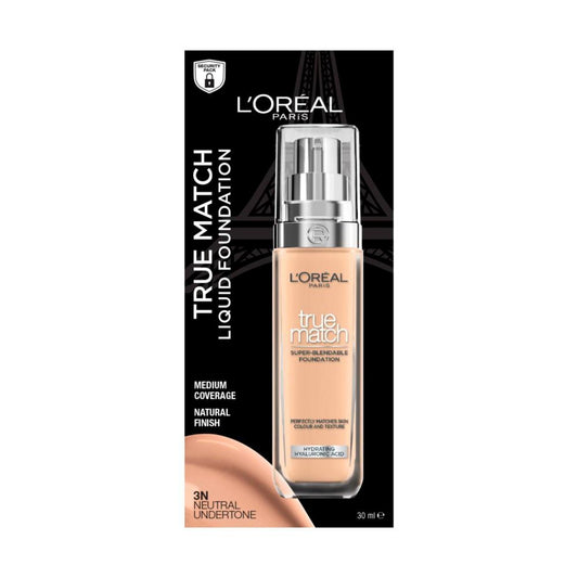 L'Oreal True Match Liquid Foundation Creamy Beige - 30mL