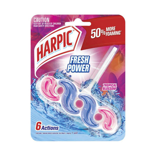 Harpic Fresh Power Rimblock Tropical Blossom Toilet eaner - 39g