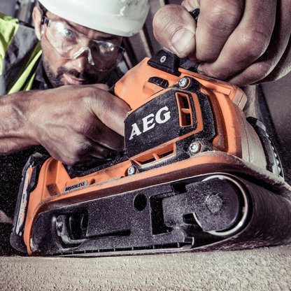AEG Brushless Belt Sander - 18V - 75mm - Skin Only
