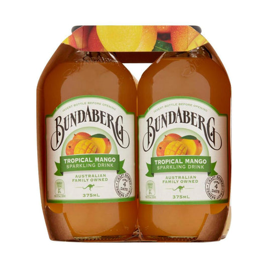 Bundaberg Brewed Drink Tropical Mango 4x375ml