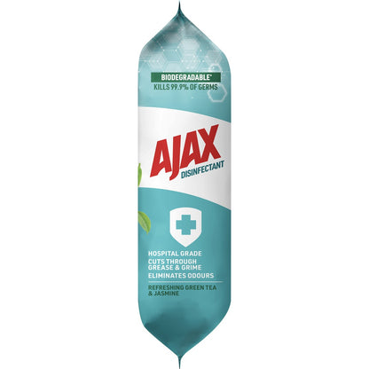 Ajax Disinfectant Cleaning Wipes Green Tea & Jasmine 110 Pack