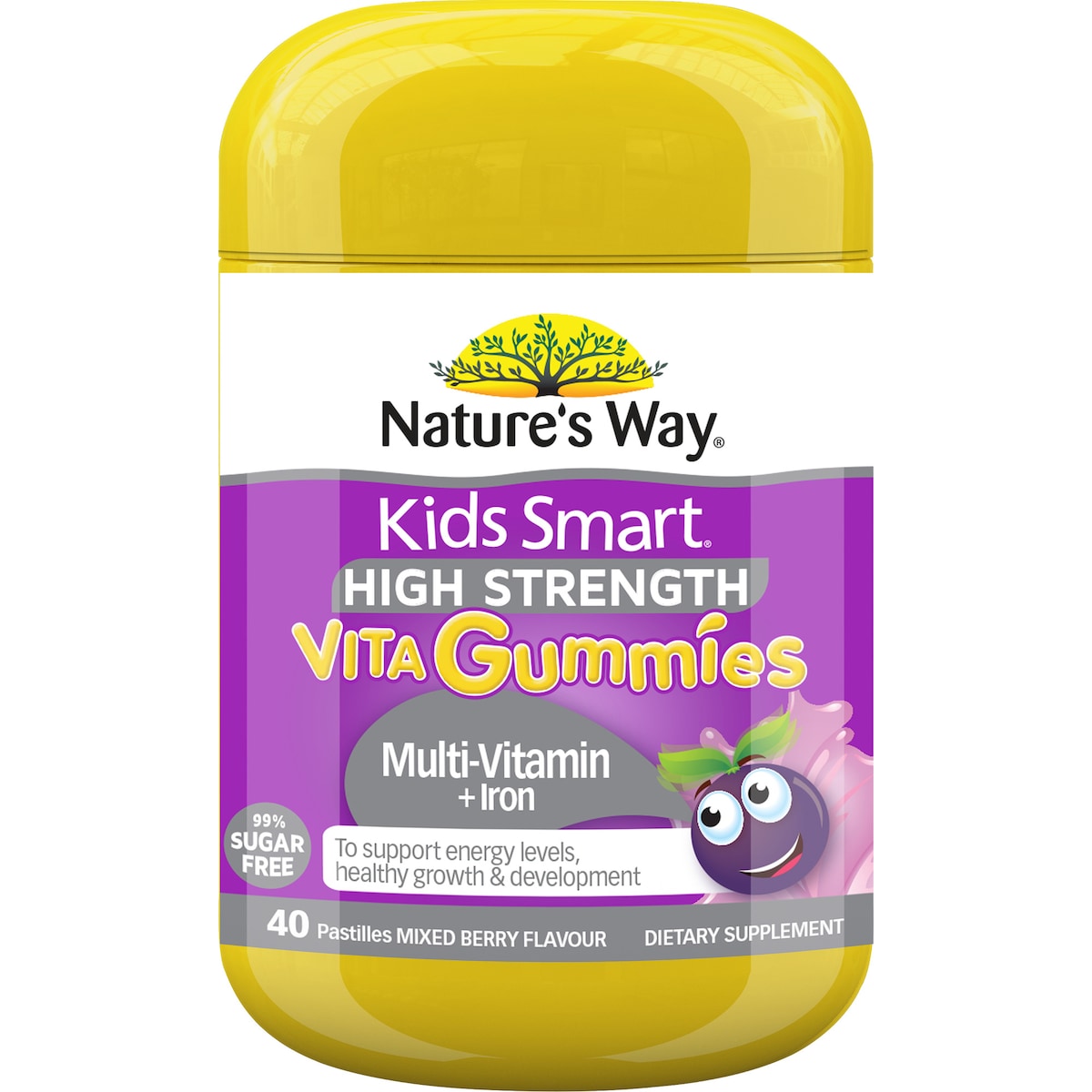 Nature's Way Kids Smart Vita Gummies Multivit + Iron Pastilles 40 pack