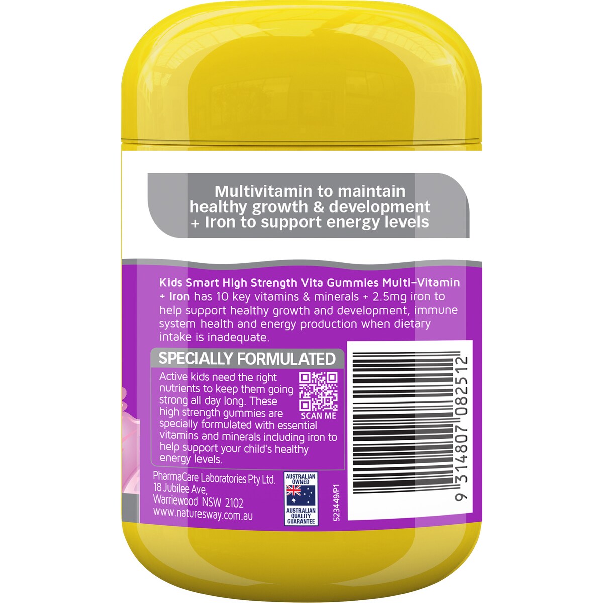 Nature's Way Kids Smart Vita Gummies Multivit + Iron Pastilles 40 pack