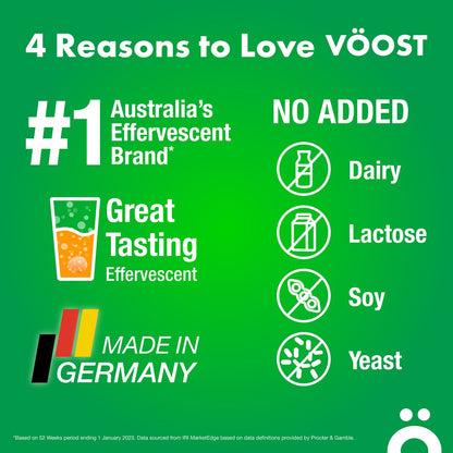 Voost Plus Mental Focus Orange Effervescent Tablets 20 Pack