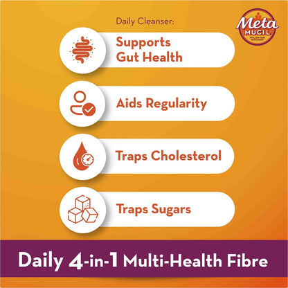 Metamucil Wild Berry Smooth Fibre Powder 72 Doses 425g