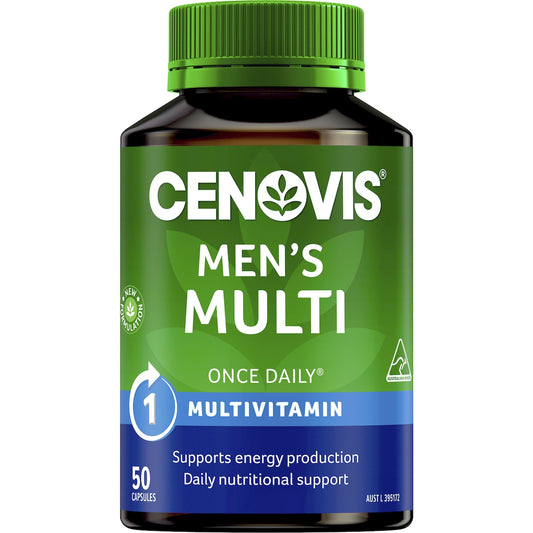 Cenovis Mens Once Daily Multivitamin Capsules 50 Pack